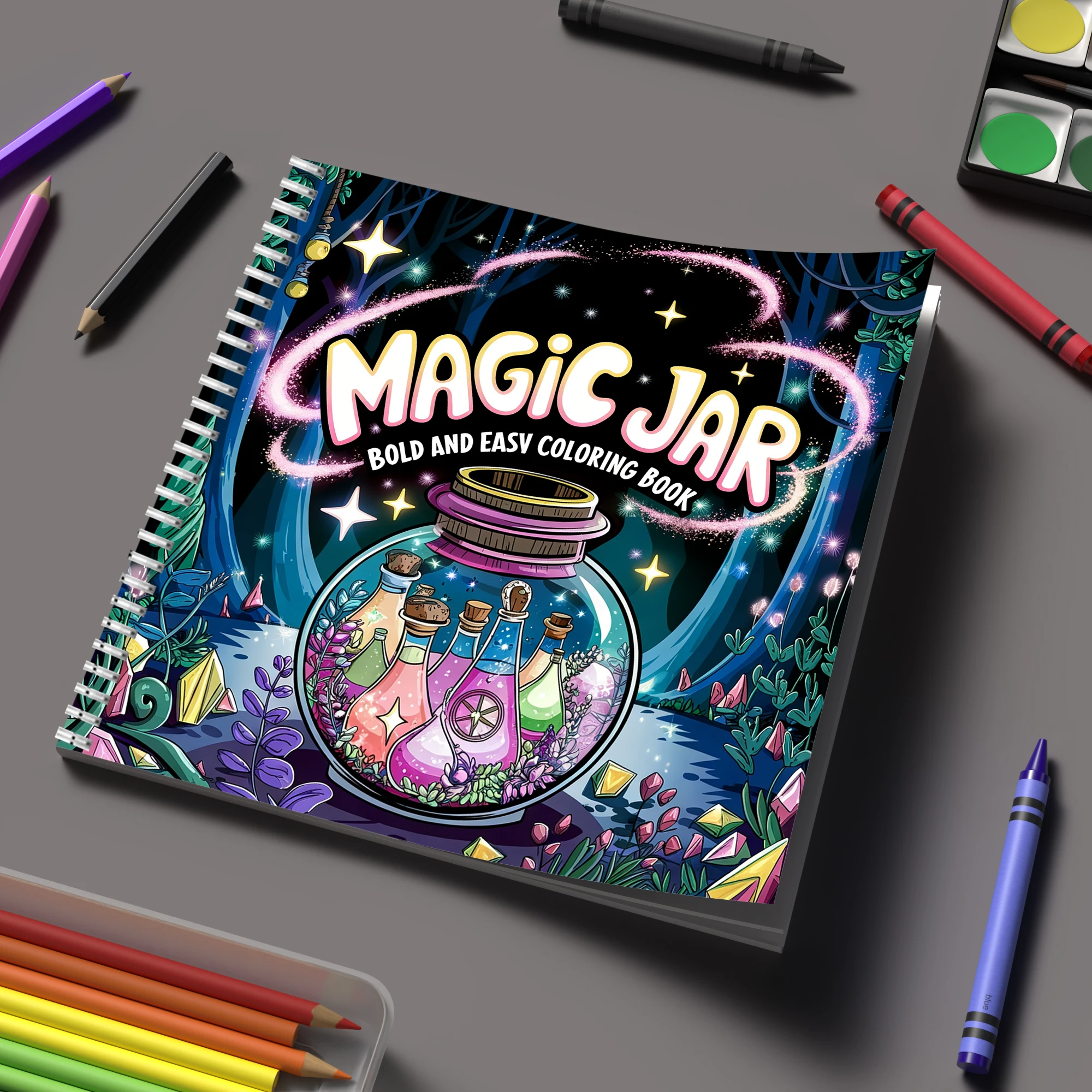 Chalk Bag - Livro de Colorir Mágico para Adultos,