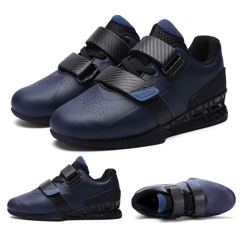 Weightlifting Shoes - Novo gancho loop ginásio botas de
