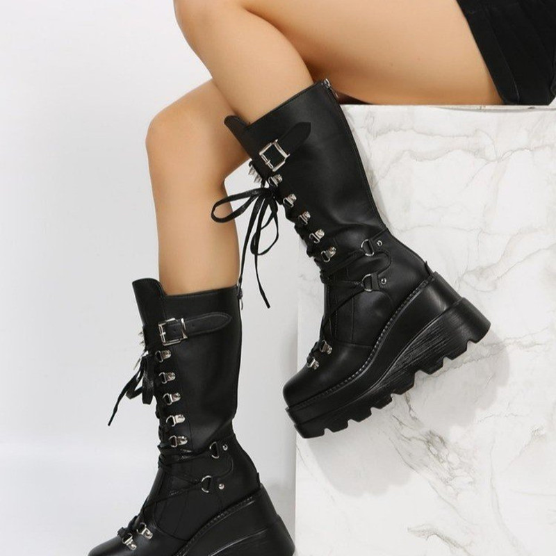 Botas Femininas de Plataforma  - Crossfit Belt avaliação e preço