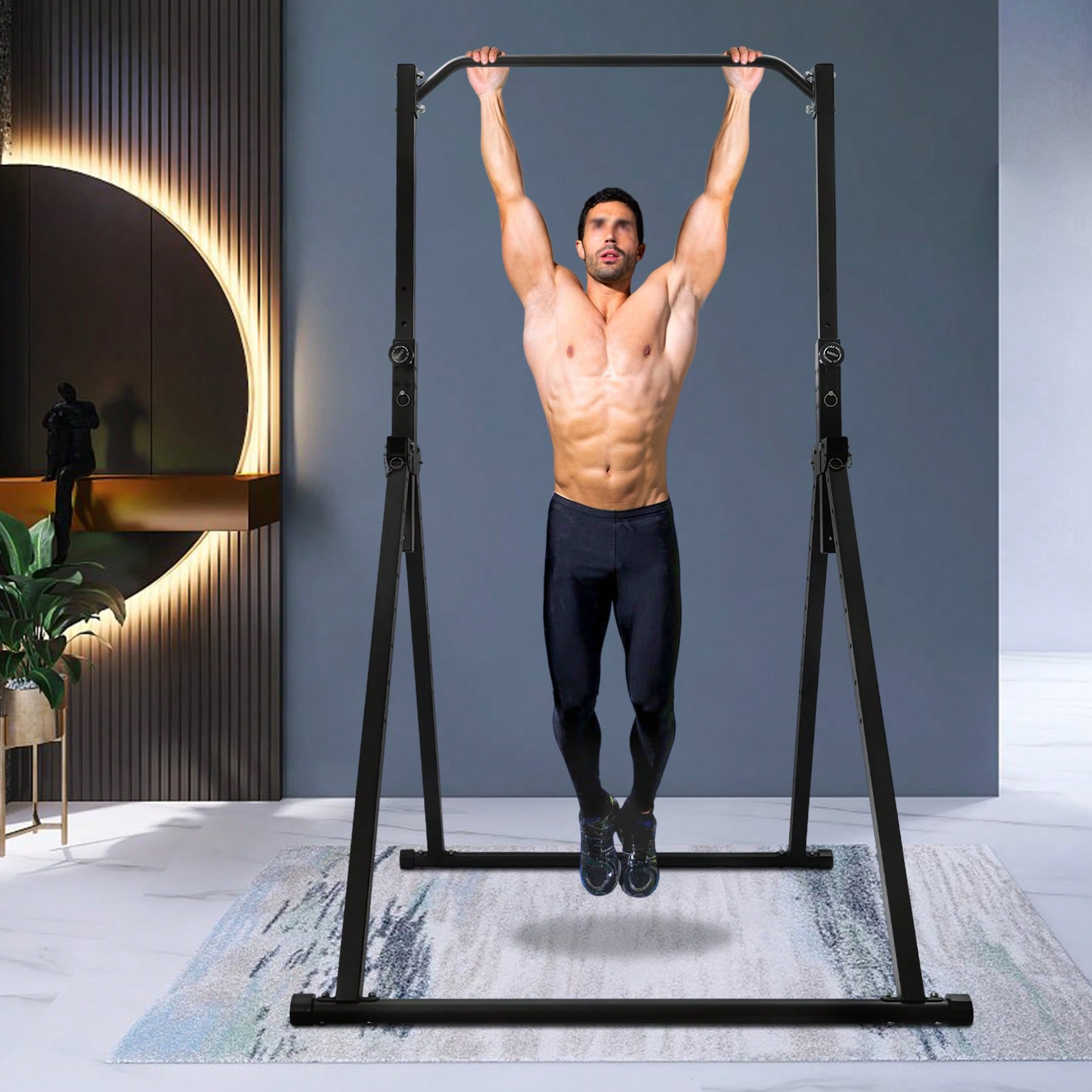 Estação de Pull-Up Triangular, - Pull Up Bar avaliação e preço