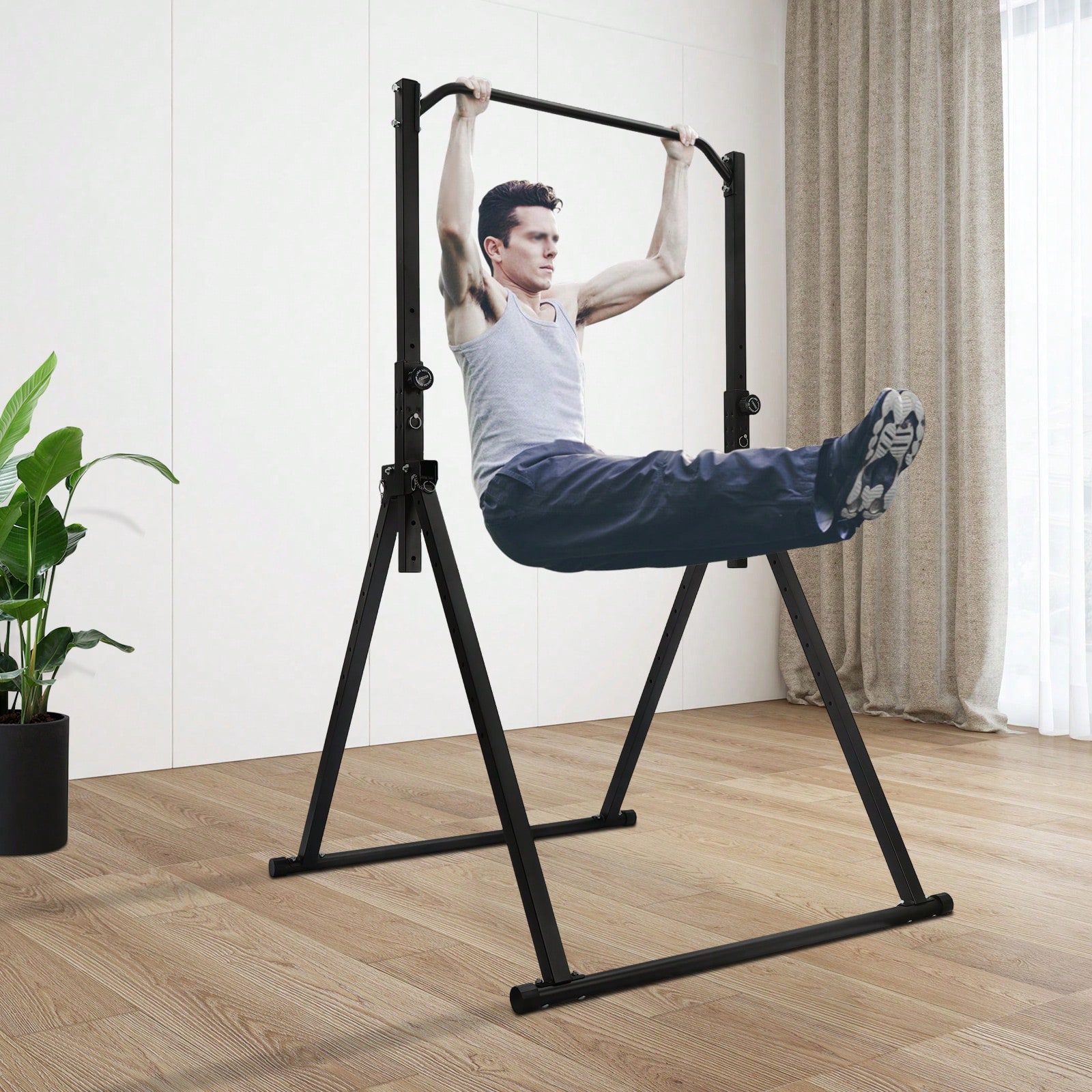 Estação de Pull-Up Triangular, - Pull Up Bar avaliação e preço