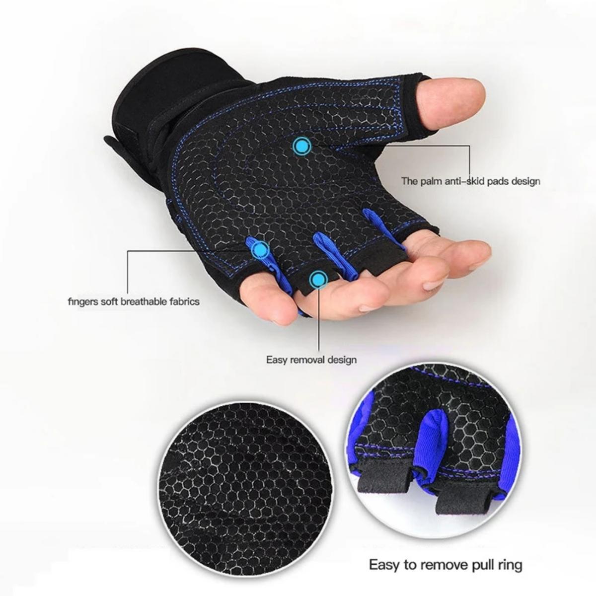 Luvas de Academia para Homens  - Weightlifting Gloves avaliação e preço