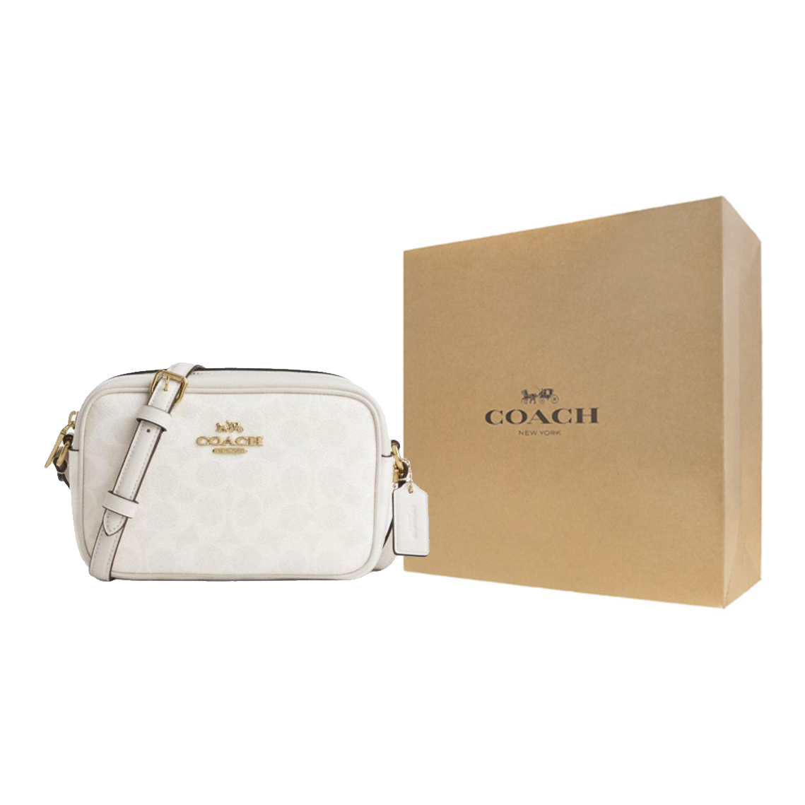Bolsa de Câmera COACH Jamie em - Chalk Bag avaliação e preço