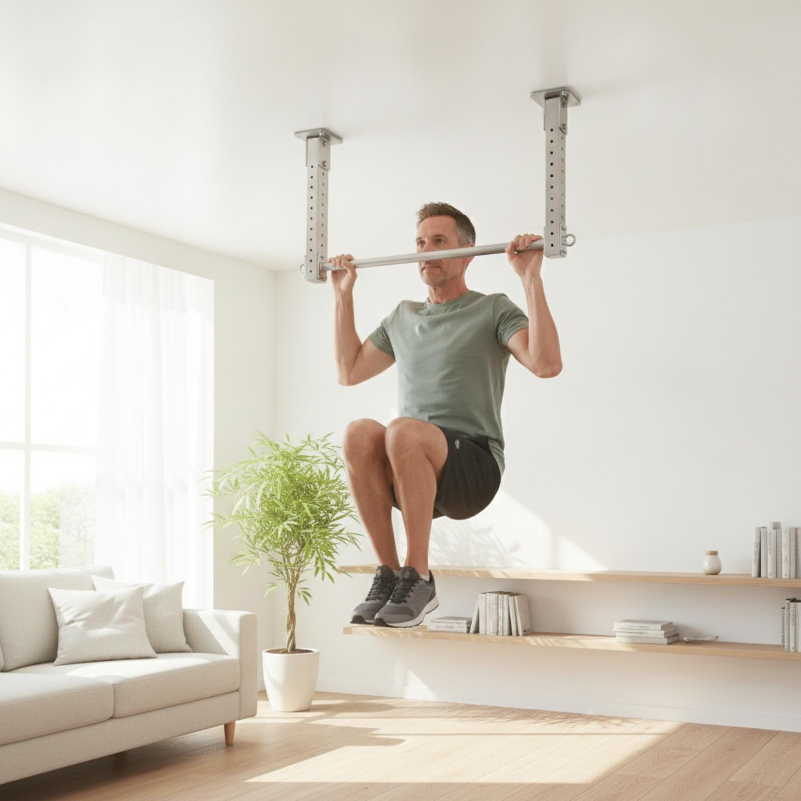 Barra de Teto Ajustável Reforç - Pull Up Bar avaliação e preço