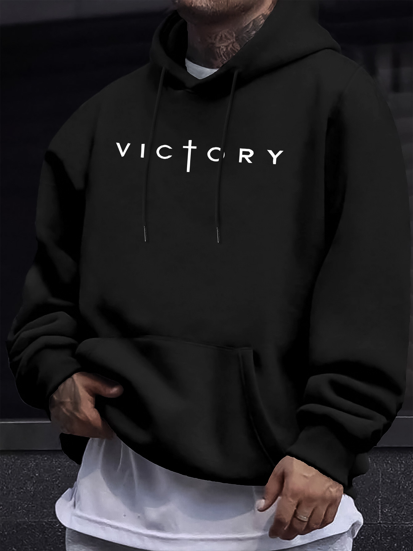 Moletom com capuz masculino de - Crossfit Victory avaliação e preço