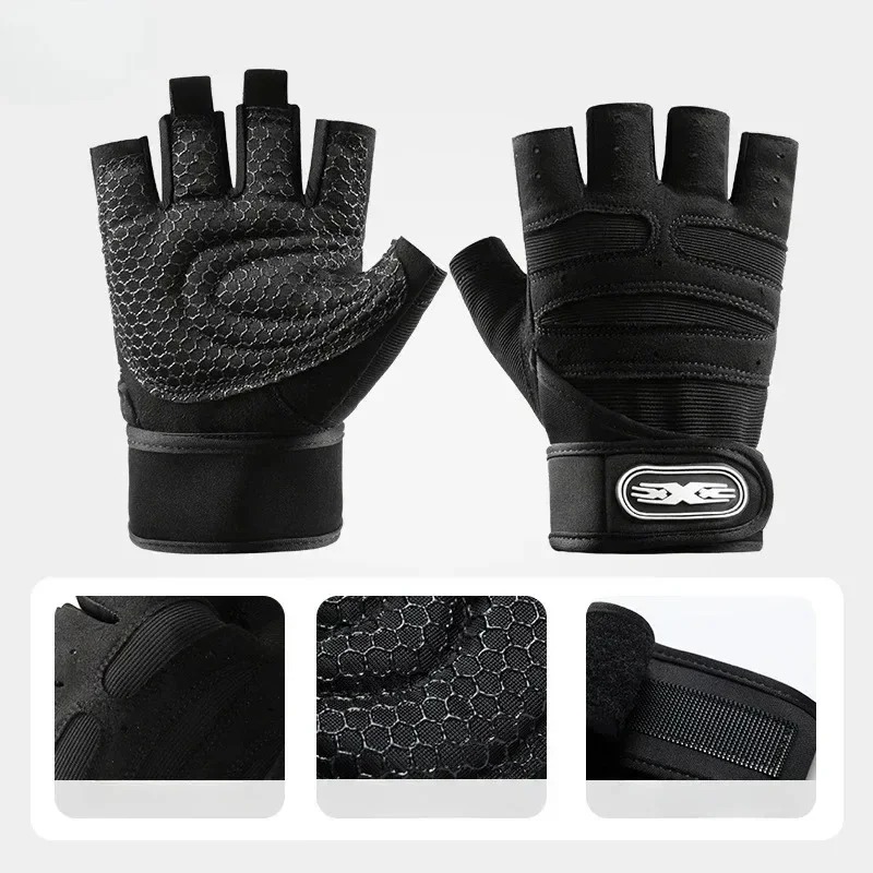 Luvas de Treino Sem Dedos para - Weightlifting Gloves avaliação e preço