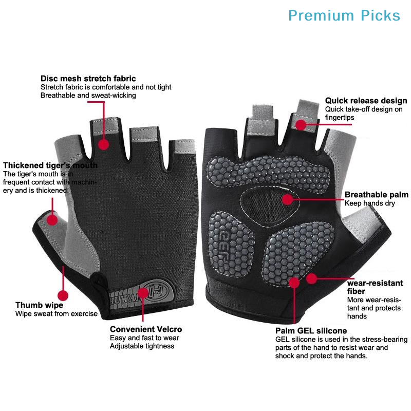 Luvas de Ginástica Portáteis d - Weightlifting Gloves avaliação e preço