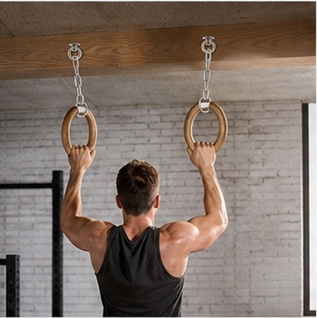 Conjunto de 2 ganchos de aço i - Gymnastic Ring avaliação e preço