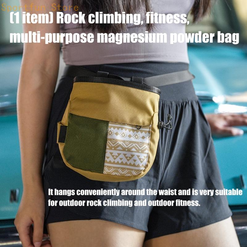 Saco giz escalada pano oxford  - Chalk Bag avaliação e preço