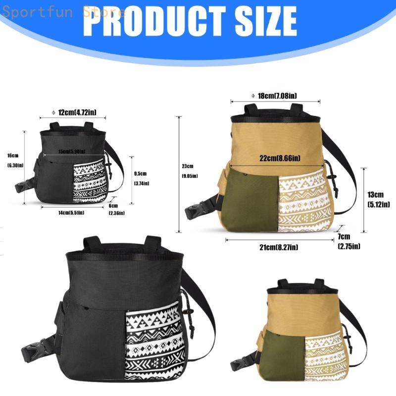 Saco giz escalada pano oxford  - Chalk Bag avaliação e preço