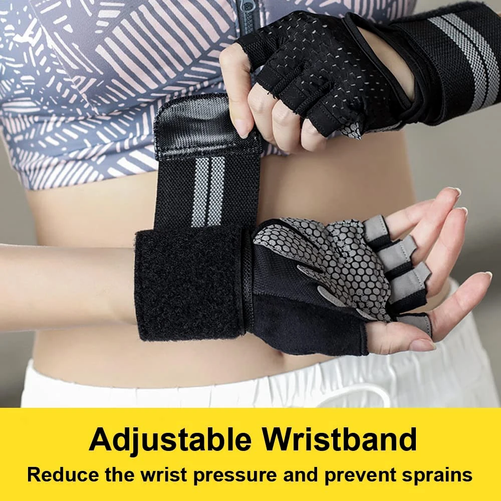 Luvas de ginástica meio dedo c - Weightlifting Gloves avaliação e preço